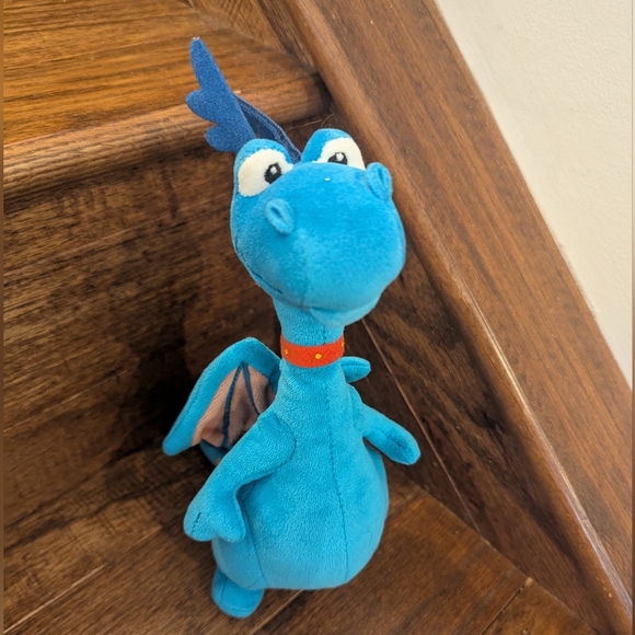 Disney Jr. Doc McStuffins Plush 8 1/2” Stuffy Blue Dragon Disney Store - Picture 5 of 9